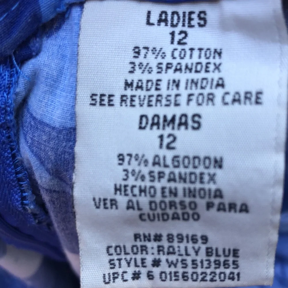 Blue Floral Skort - Picture 4 of 5